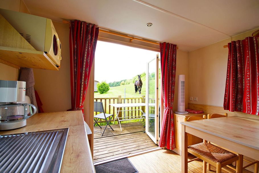 Roulotte vue extérieur