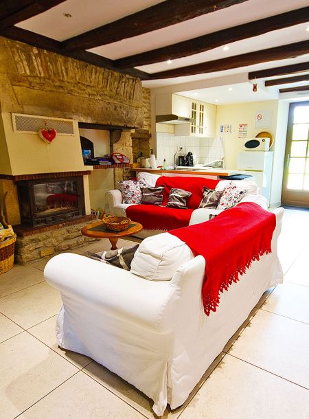 gîte Four à pain salon