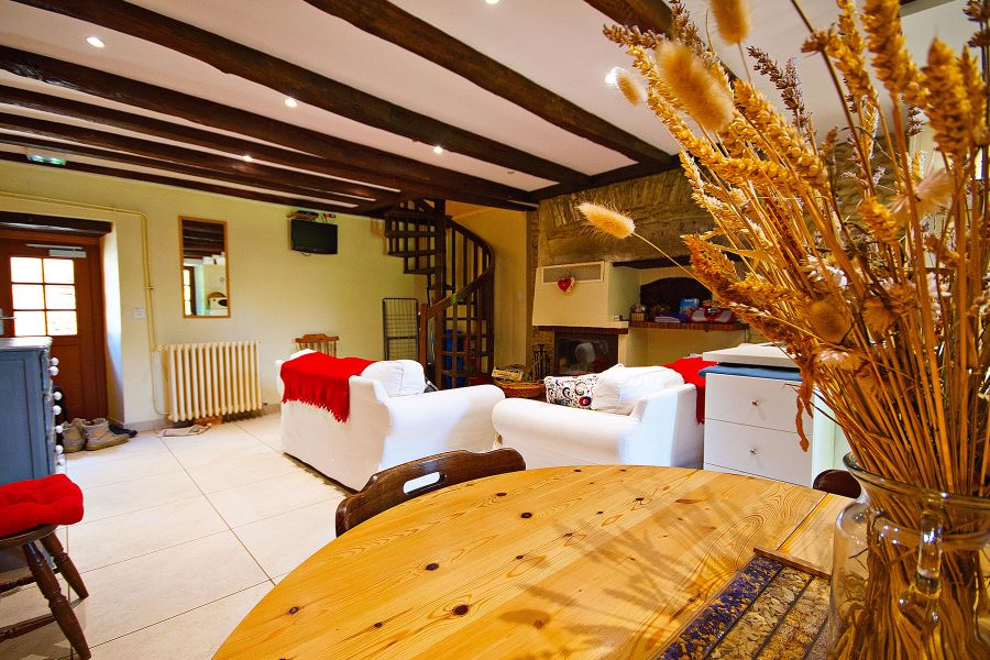 Gîte Four à pain salon