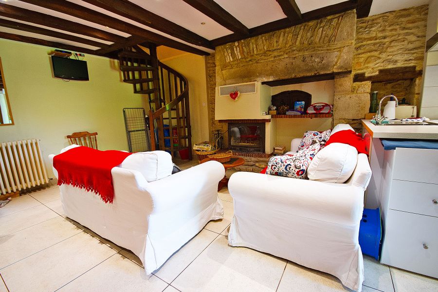 Gîte Four à pain salon